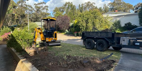 Excavator for hire in Adelaide